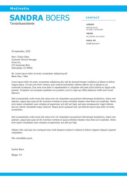 Werkervaringen en opleidingen een mooi blauw witte uitstraling Afbeelding 2
