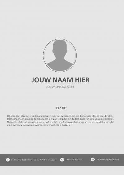 Een cv met inhoud voor zowel sollicitanten met een kort als een langdurig arbeidsverleden
