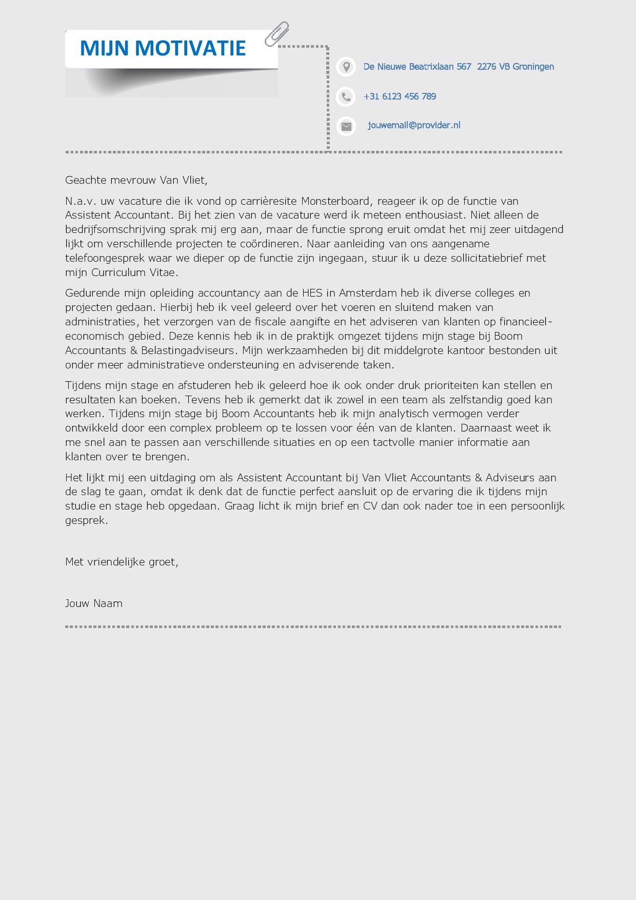 Een creatief en overzichtelijk CV  met een tijdlijn, perfect voor studenten Afbeelding 2