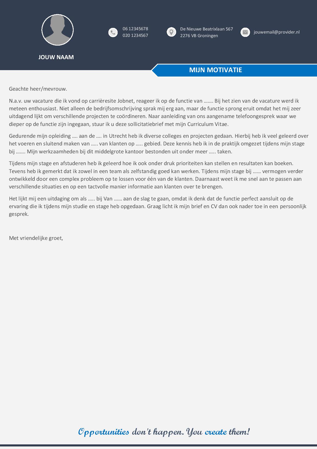 Vergroot de kans op een baan met dit professionele CV template Afbeelding 2