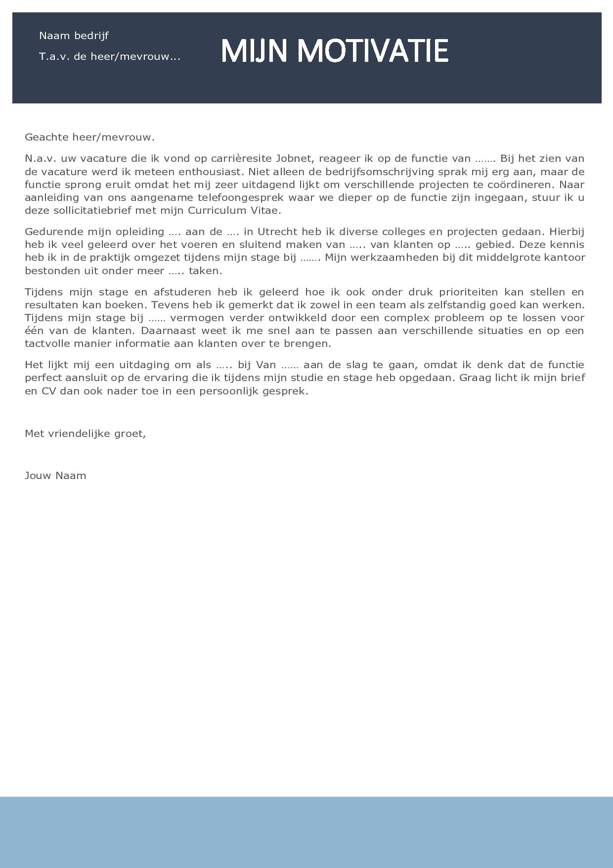 CV template maandag Afbeelding 2