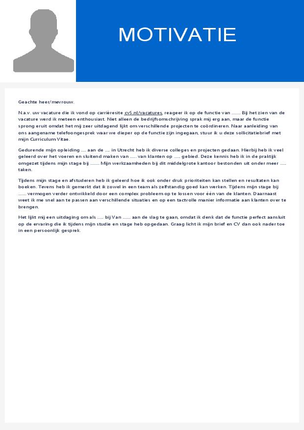 CV Template/CV Sjabloon  Afbeelding 2